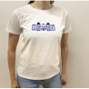 Tričko biele dámske s potlačou budovy rektorátu - veľkosť S