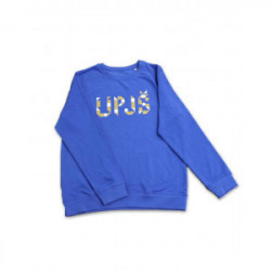 Mikina modrá unisex s potlačou UPJŠ - veľkosť XL