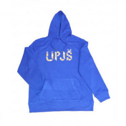 Mikina s kapucňou modrá unisex - veľkosť XL