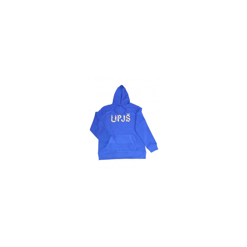 Mikina s kapucňou modrá unisex - veľkosť XL