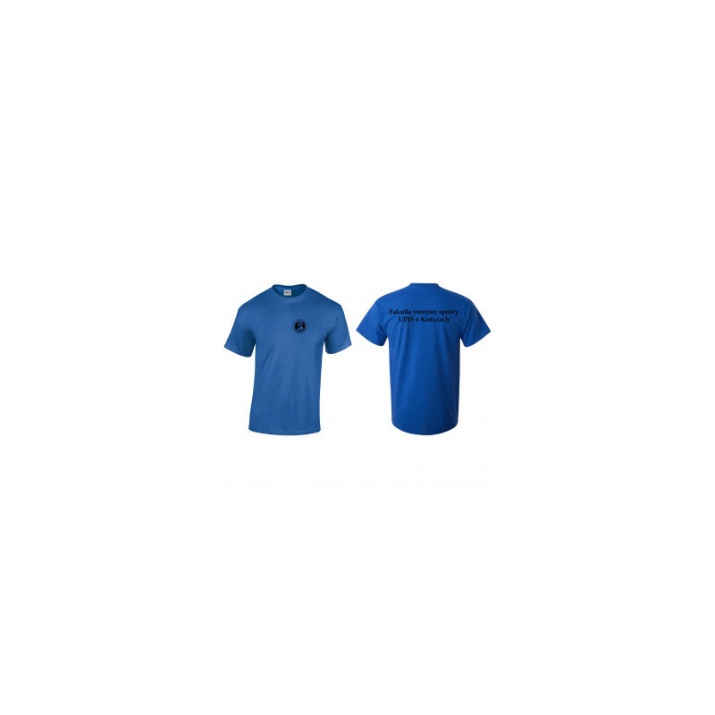 Tričko unisex s názvom fakulty (FVS) a logom UPJŠ
