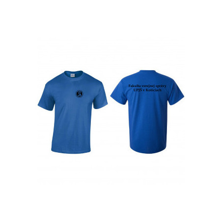 Tričko unisex s názvom fakulty (FVS) a logom UPJŠ
