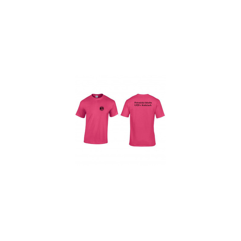 Tričko unisex s názvom fakulty (PrávF) a logom UPJŠ