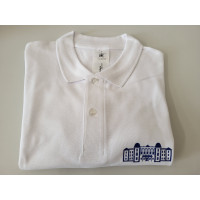 Unisex polokošeľa s logom Rektorátu UPJŠ biela Unisex polokošeľa s logom Rektorátu UPJŠ biela