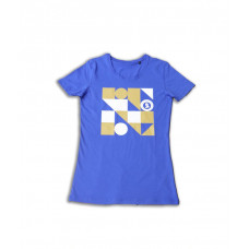 Dámske priliehavé tričko Modré Dámske priliehavé tričko Modré