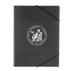 Plastový obal s gumičkami a logom Lekárskej fakulty Plastový obal s gumičkami a logom Lekárskej fakulty